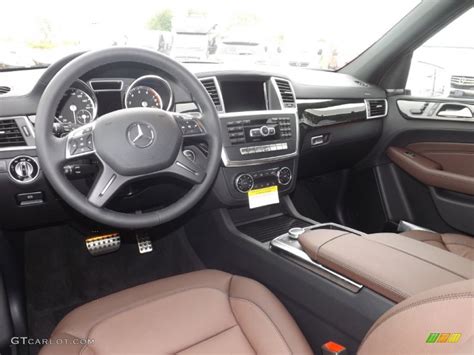 Auburn Brown/Black Interior 2015 Mercedes-Benz ML 400 4Matic Photo ...