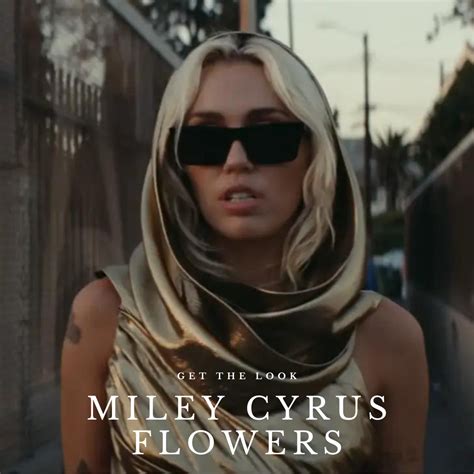 Get the Look: Miley Cyrus Flowers Music Video - Pretavoir