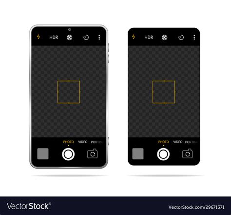 Realistic detailed 3d smartphone with camera Vector Image