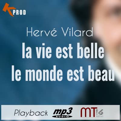 Hervé Vilard - La vie est belle, le monde est beau - Karazik - Playback ...