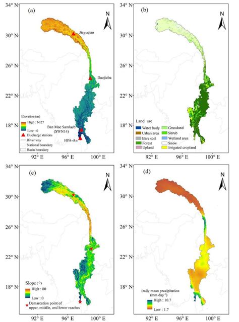 Basic information of the Nu-Salween River (NSR) basin, including (a ...