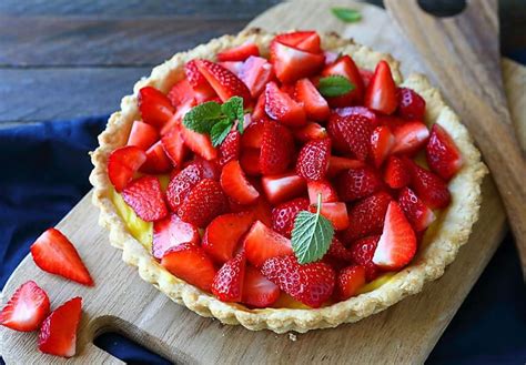 Tarte aux fraises à la crème de mascarpone : la recette facile | Recipe ...