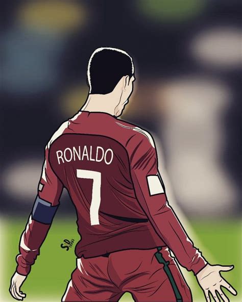 Cristiano Ronaldo Fifa World Cup 18 Caricature - Stoned Santa