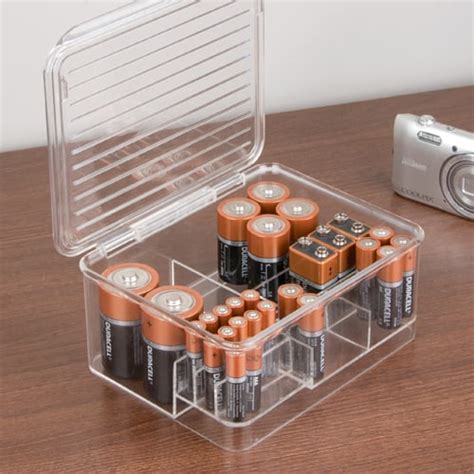 Battery Storage Box - iDesign - Plastic Storage Boxes | STORE