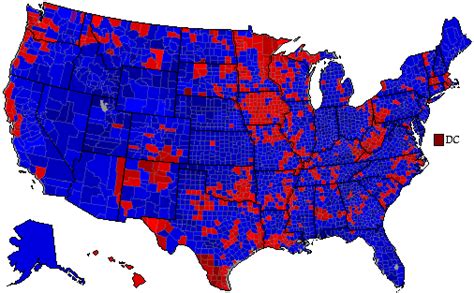 1988 Presidential Election - Election Results by County