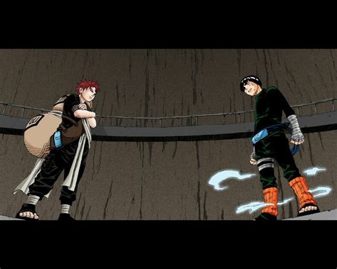 Naruto And Gaara Fight