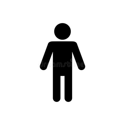 Man Lavatory Icon. Men Rest Room Sign. Toilet for Gents Symbol Vector ...