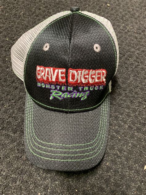 RARE & AWESOME Official Monster Jam Grave Digger Hat … - Gem