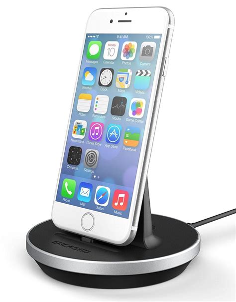 iPhone 7 Dock, Fast Charge Desktop Charging Stand (case compatible ...