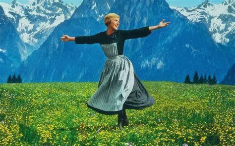 The hills are alive | Musical movies, Sound of music, Julie andrews