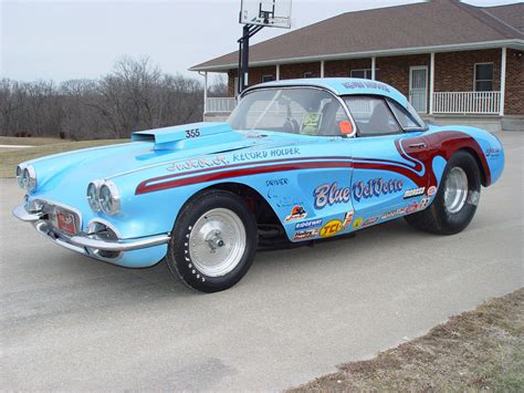 REAL 60’s GASSER 1960 Chevrolet Corvette hot rod @ Hot rods for sale