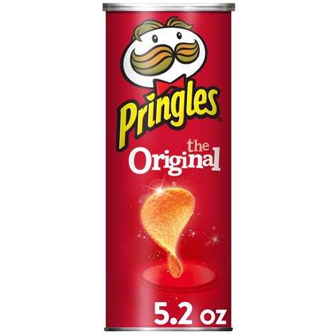 Pringles, Potato Crisps Chips, Original, 5.2 Oz - Walmart.com - Walmart.com