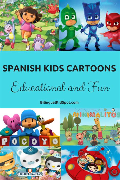 Spanish Kids Cartoons Educational and Fun - Bilingual Kidspot