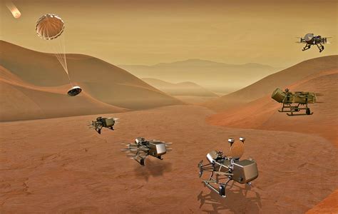 NASA's Dragonfly Mission That Will Send a Rotorcraft-Lander to Saturn's ...