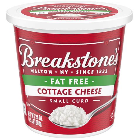 Breakstone's Fat Free Small Curd Cottage Cheese, 24 oz Tub - Walmart ...