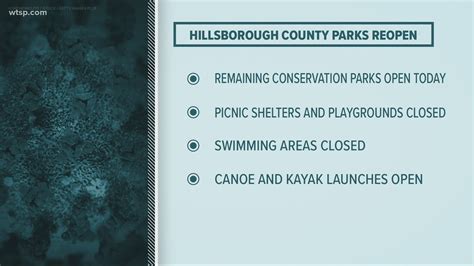 Hillsborough County parks that are open | wtsp.com