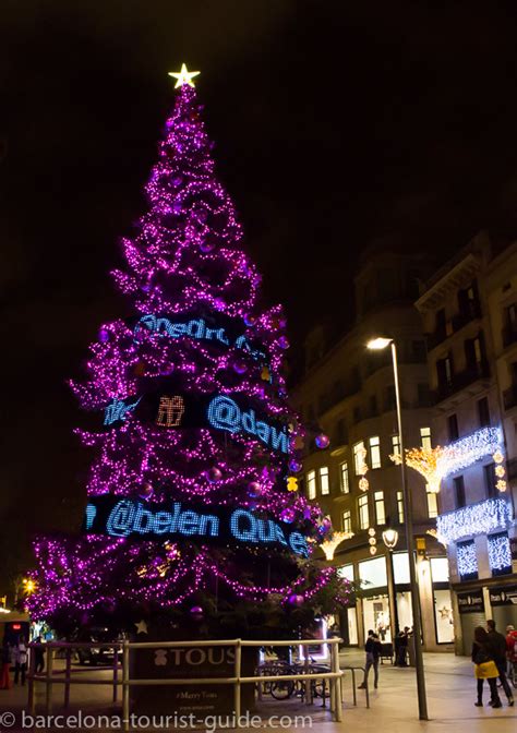 Christmas Light Displays in Barcelona