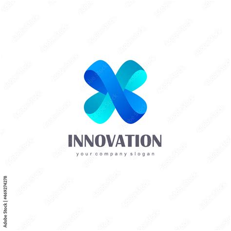 Vector logo design template for business. Innovation sign. Stock Vector ...