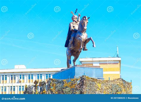 Equestrian Statue of Mihai Viteazu in Bucharest Stock Image - Image of ...