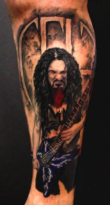 Dimebag Darrell inspired tattoos | Tribute tattoos, Dimebag darrell ...