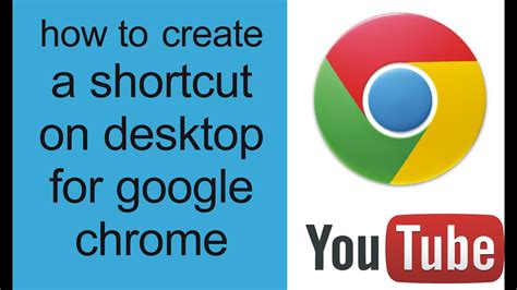 How to create shortcut on desktop google chrome - spirithow