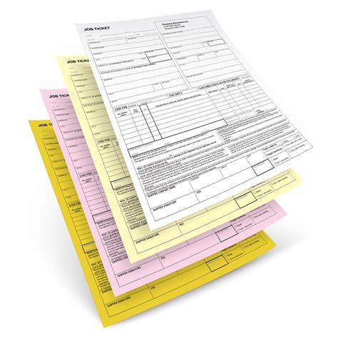 4 Part Carbonless NCR Forms - Katon Printing | Business Forms Printer