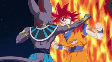 Goku Beerus GIF - Goku Beerus Fight - Discover & Share GIFs