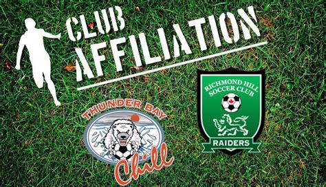 Richmond Hill and Thunder Bay Chill announce affiliation agreement