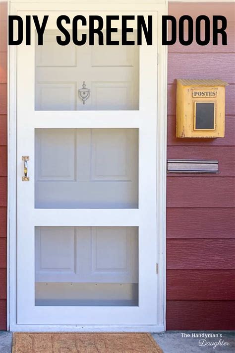 How to Build a Screen Door - The Handyman's Daughter