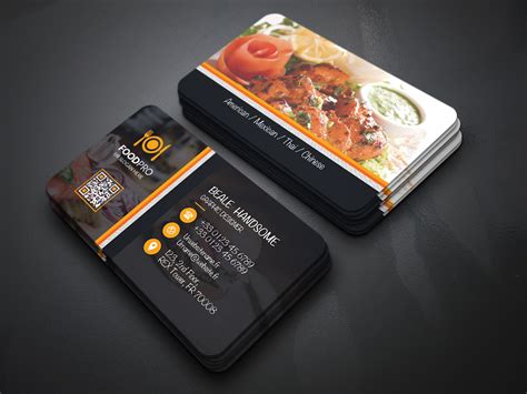 Restaurant Business Card Template | ubicaciondepersonas.cdmx.gob.mx