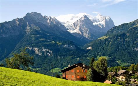 carta da parati svizzera,montagna,paesaggio naturale,catena montuosa ...