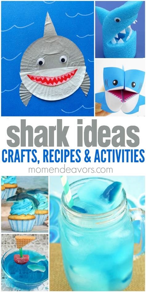 25+ Shark Crafts, Recipes, and Activities - Mom Endeavors