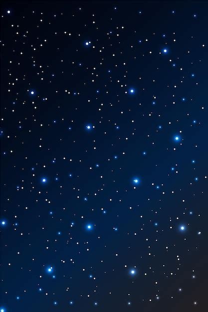 Estrellas en un cielo nocturno degradado | Vector Premium