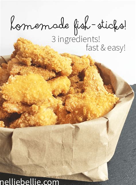 Fish sticks recipe, a homemade version from NellieBellie