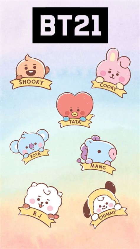 Wallpaper Bt21 Kartun - Gudang Gambar