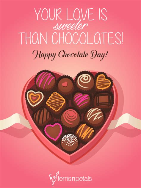 Happy Chocolate Day Quotes | Chocolate Day Messages and Wishes - Ferns ...