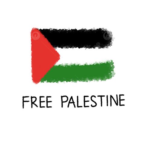 Palestinian Flag With Free Palestinian, Palestine, Flag, Freedom PNG ...