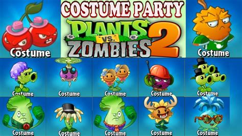 Plants vs. Zombies 2 COSTUME PARTY 2020 - 35 plant costumes - Costumes ...