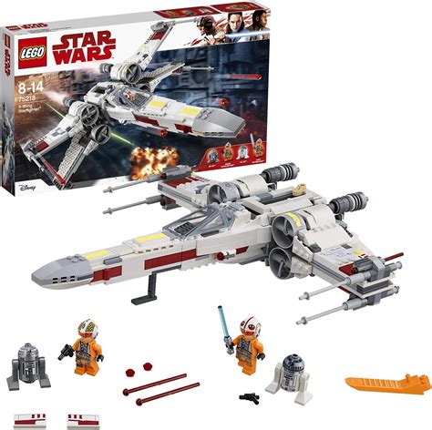 LEGO 75218 Star Wars X-Wing Starfighter with Luke Skywalker, Biggs ...