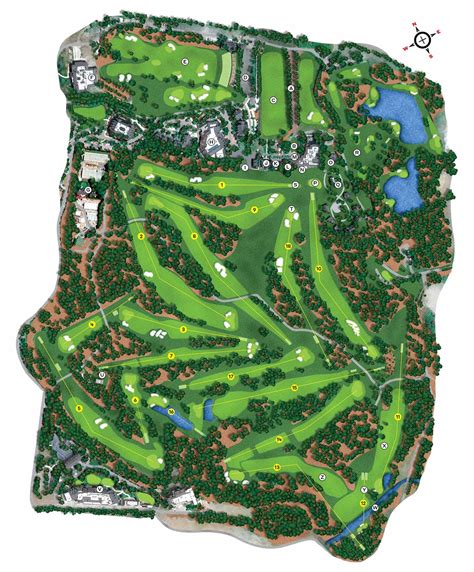 Masters 2023: Augusta National course map, buildings, landmarks