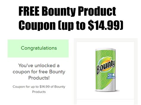 Bounty Coupons Printable