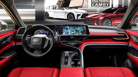 2025 Toyota Camry Xse Red Interior