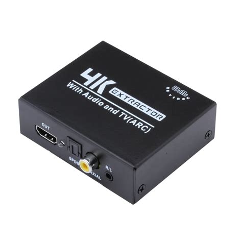 4K HDMI to HDMI Extractor Adapter Splitter with Audio and TV ARC to ...