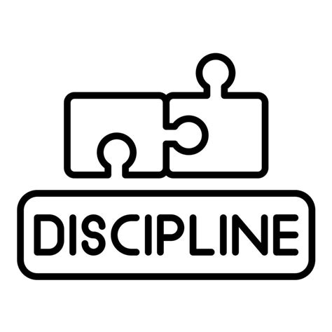 Discipline Line Icon 14811788 Vector Art at Vecteezy