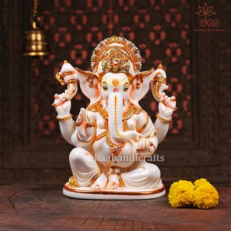 Lord Ganesha Statue for Temple Ganesha Statue Idol for Home - Etsy