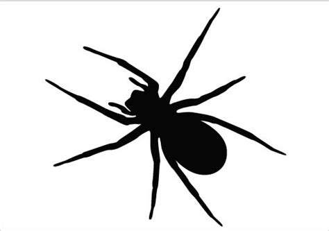 spider silhouette clipart - Clipground