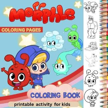 mila and morphle characters coloring pages Printable Coloring Pages ...