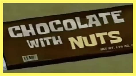 Spongebob Chocolate With Nuts