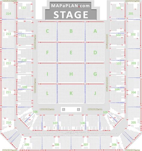 Amsterdam Ziggo Dome Arena seat numbers detailed seating plan ...