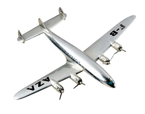 Lot Detail - LOCKHEED CONSTELLATION ALUMINUM AIRPLANE MODEL.